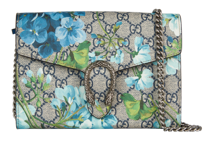 Dionysus Floral Wallet On Chain, front view